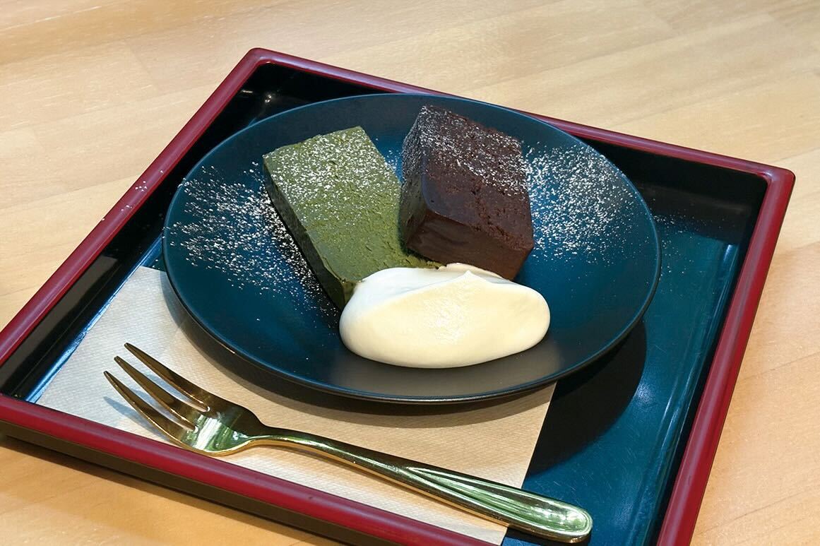 抹茶とショコラのテリーヌ
